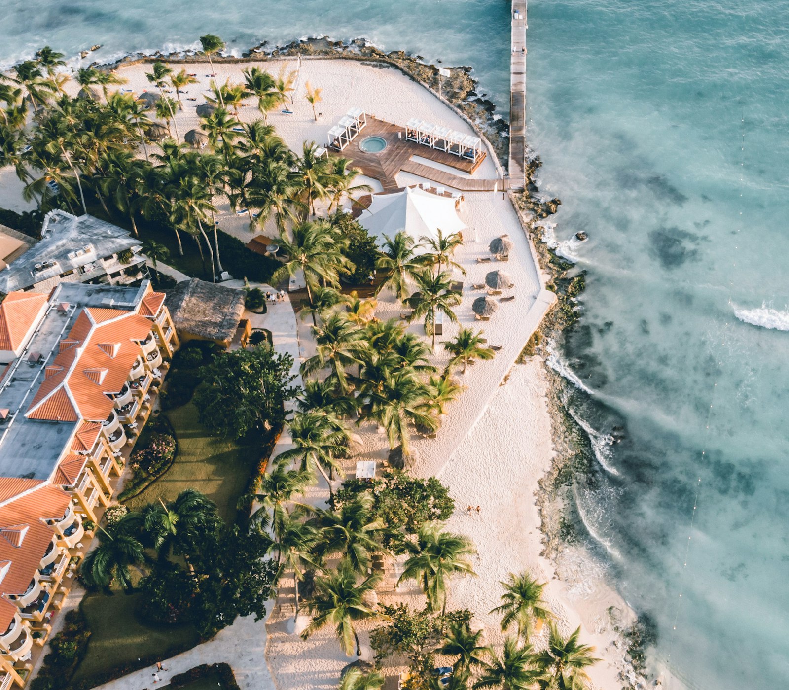 Dominican Republic resort coastline